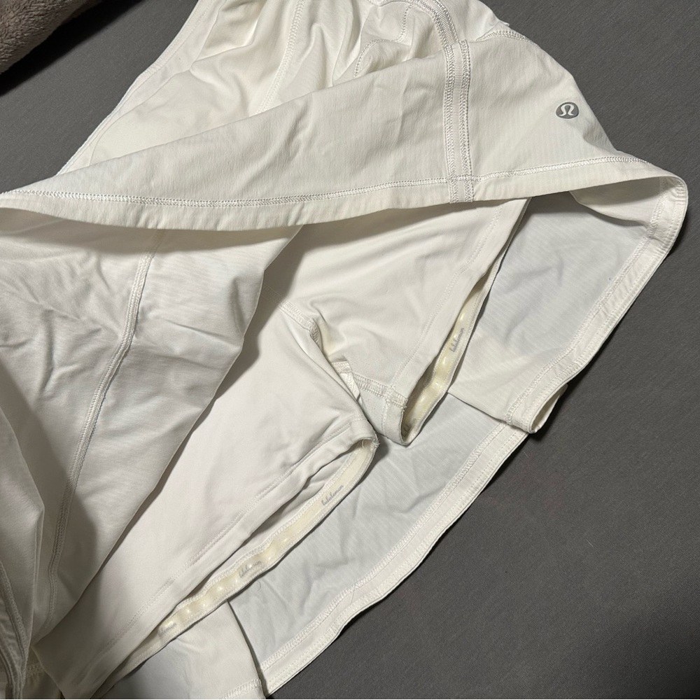 White Lululemon skort size 12 tall